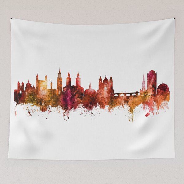 Item preview, Maastricht The Netherlands Skyline designed and sold by ArtPrints.