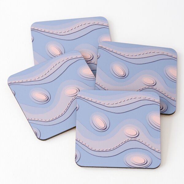 Item preview, Paper cut lavender wave designed and sold by SpottiClogg.