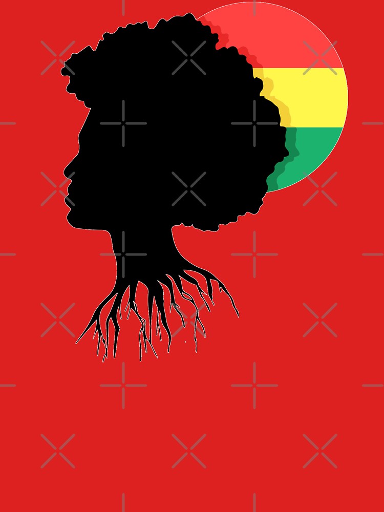 Rasta Dreads Reggae Roots Empress Ethiopian Flag by thespottydogg