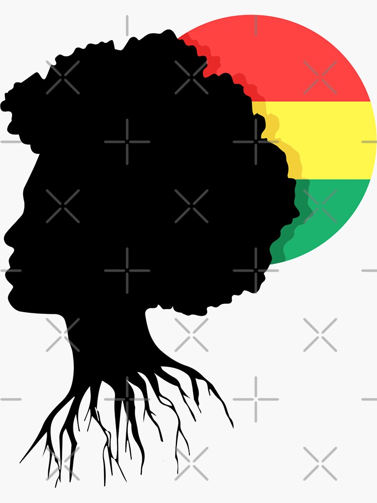 Rasta Dreads Reggae Roots Empress Ethiopian Flag by thespottydogg