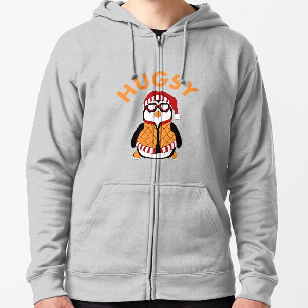 Hugsy penguin Zipped Hoodie