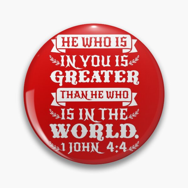 Item preview, 1 John 4:4 designed and sold by plushism.