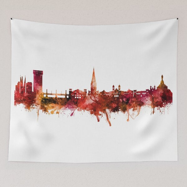 Item preview, San Sebastian Spain Skyline designed and sold by ArtPrints.