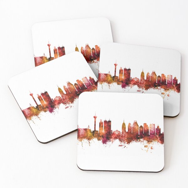 Artikelvorschau, San Antonio Texas Skyline entworfen und verkauft von ArtPrints.