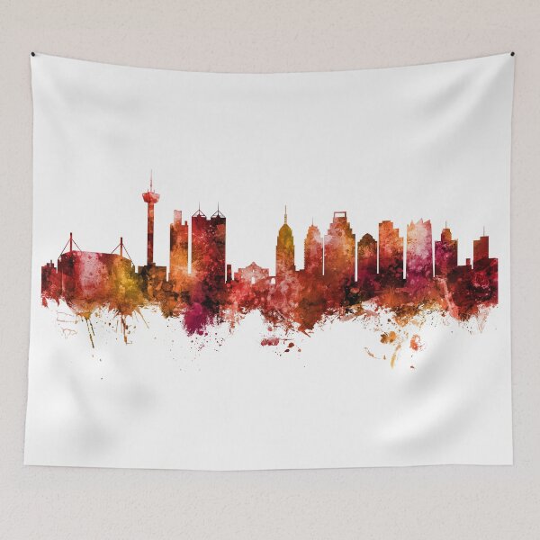 Item preview, San Antonio Texas Skyline designed and sold by ArtPrints.
