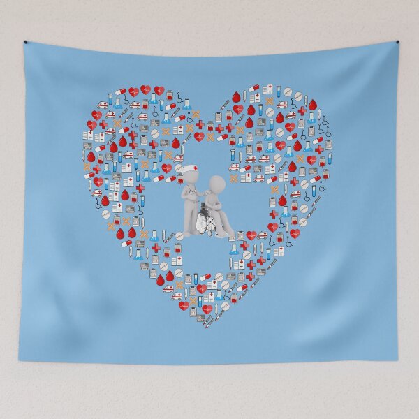 Item preview, Nursing Quotes - I'm a Nurse with a heart designed and sold by SuperMerchMan.