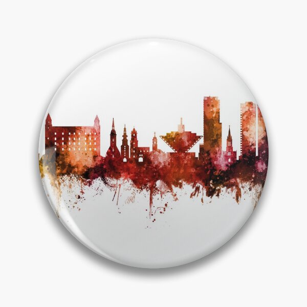 Item preview, Bratislava Slovakia Skyline designed and sold by ArtPrints.