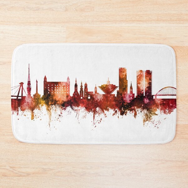 Item preview, Bratislava Slovakia Skyline designed and sold by ArtPrints.