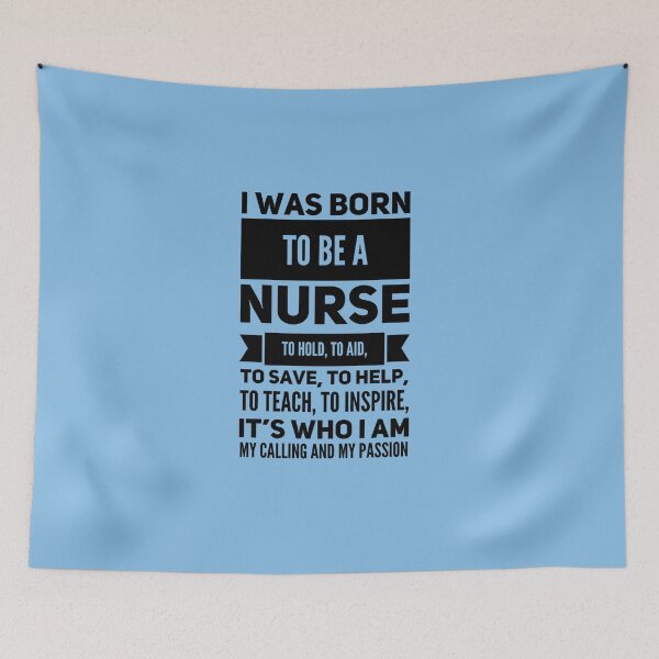 Item preview, Nursing Quotes - Born to Nurse designed and sold by SuperMerchMan.