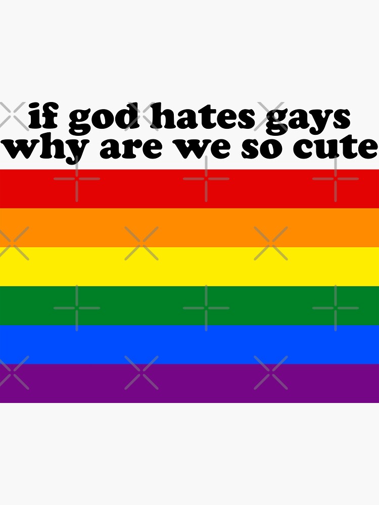 Why are Gays so Pretty' Sticker
