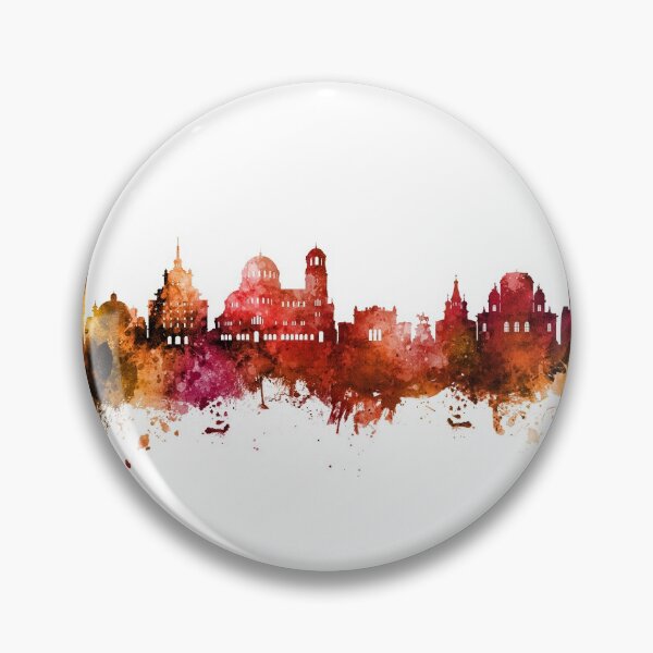 Item preview, Sofia Bulgaria Skyline designed and sold by ArtPrints.