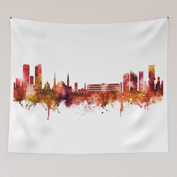 Item preview, Beirut Lebanon Skyline designed and sold by ArtPrints.