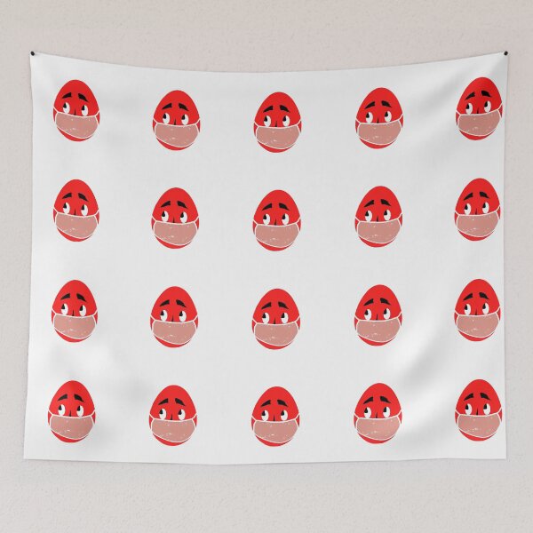 Item preview, Corona egg with protective mask designed and sold by GR-ART.