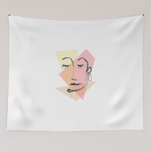 Item preview, Simple Face With Colour designed and sold by isobelcough.