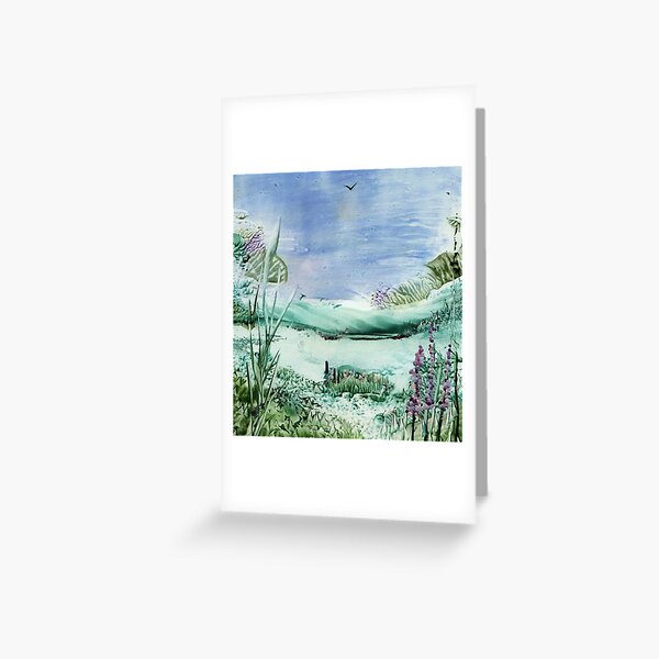 Calm River Greeting Card