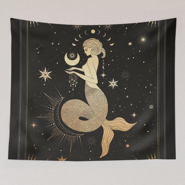 Item preview, Capricorn Zodiac Sign Gold Foil designed and sold by noveltiko.
