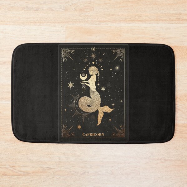 Item preview, Capricorn Zodiac Sign Gold Foil designed and sold by noveltiko.