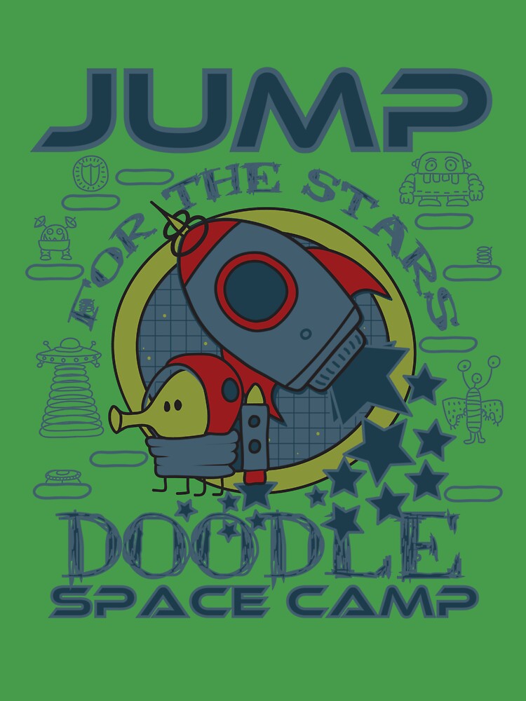 Doodle Space Camp Sticker for Sale by OneShoeOff