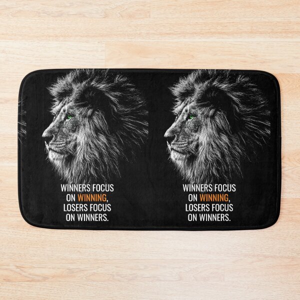 Item preview, Animal Motivation - Winners, focus on winning, Losers focus on Winners. designed and sold by hiunlimit.