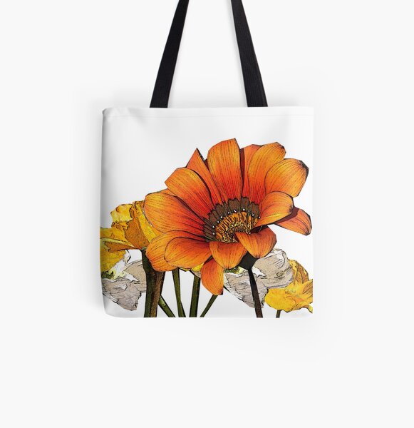 The Sparrow's Golden Field All Over Print Tote Bag