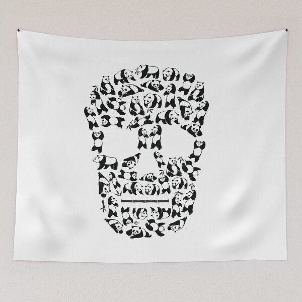 Item preview, Skull Panda designed and sold by silverhexagon.