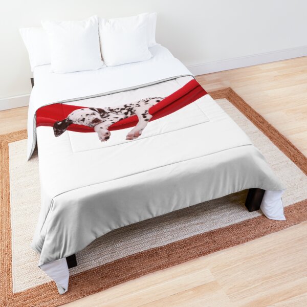 sleeping Dalmatian puppy Comforter