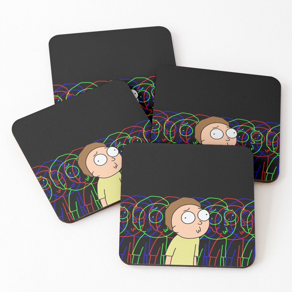 MORTY SMITH Coasters (Set of 4)