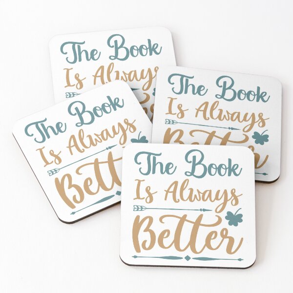 Item preview, The Book Is Always Better designed and sold by VibrantGifts.