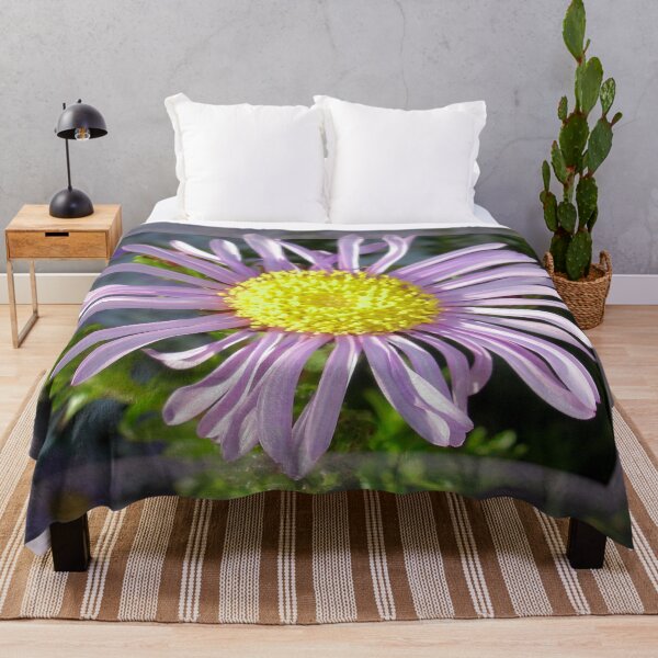 Item preview, Close Up Lilac Aster With Bright Yellow Centre designed and sold by taiche.
