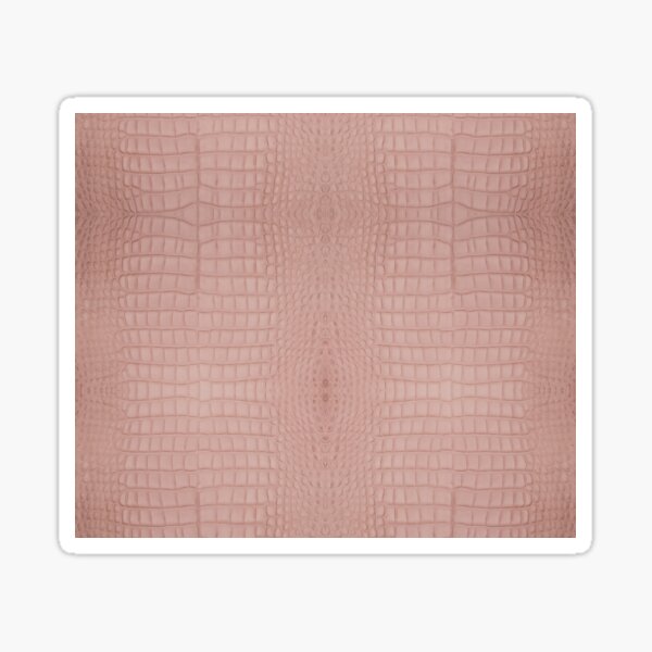 Pink Alligator Skin Sticker