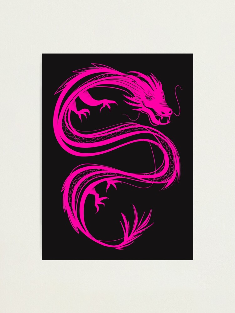 hot pink chinese dragon 