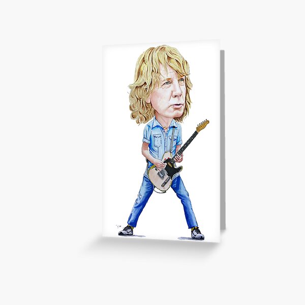 &ldquo;Rick Parfitt - Status Quo&rdquo; Greeting Card by paul-aitch-art | Redbubble