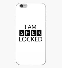 i am sher locked iPhone Case