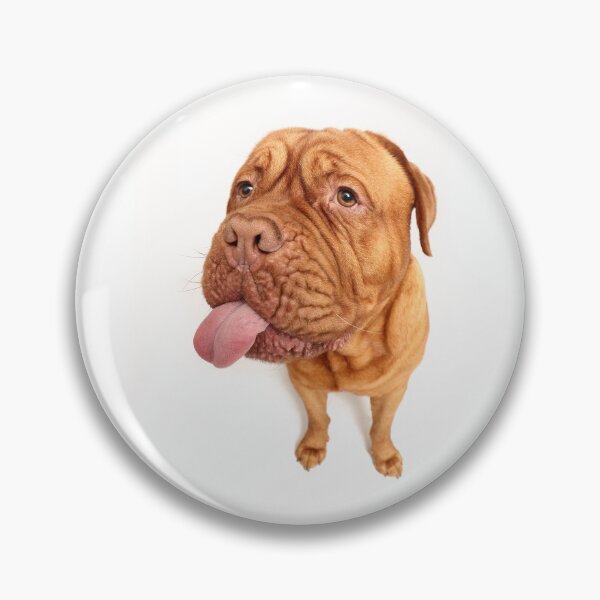 Item preview, funny fisheye mastiff designed and sold by JeanettesPets.