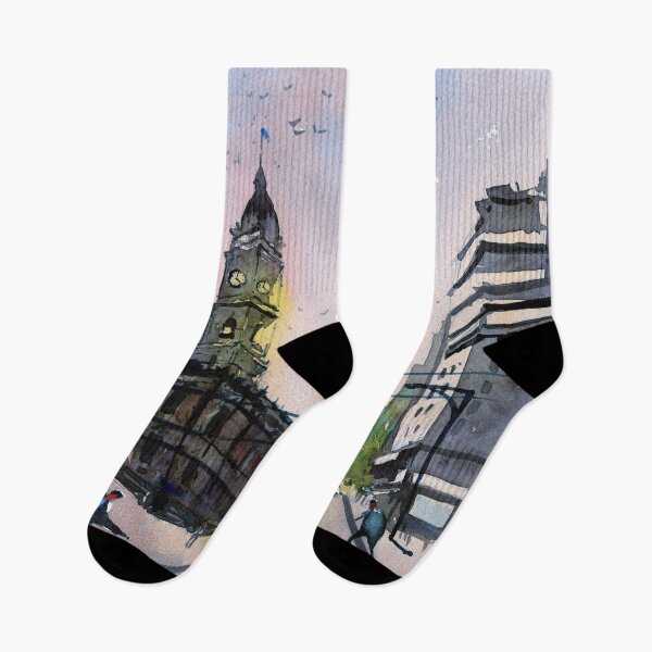 Item preview, Melbourne Town Hall designed and sold by darrenyeoart.