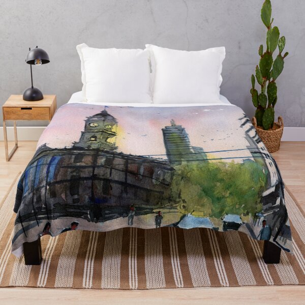 Item preview, Melbourne Town Hall designed and sold by darrenyeoart.