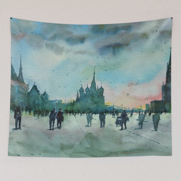 Item preview, Moscow - Red Square designed and sold by darrenyeoart.