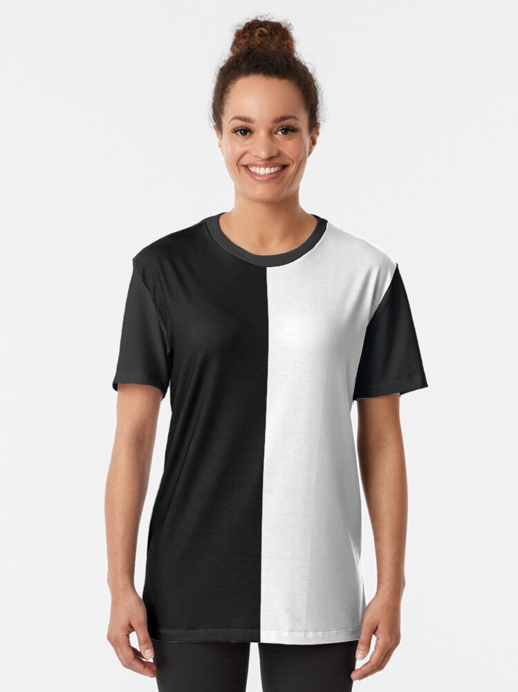 black and white t shirt set