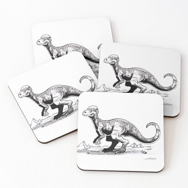 Artikelvorschau, Dinosaurier -Pachycephalosaurus entworfen und verkauft von Ilustra Ideia.