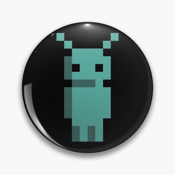 Item preview, retro pixel 8-bit alien designed and sold by finniel.