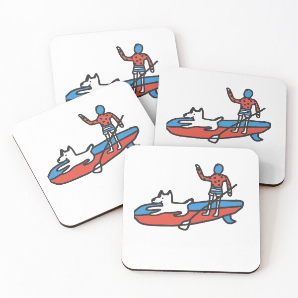 Item preview, Sup dogs paddle surf with dogs paddle surfing  designed and sold by Tropical Blood.
