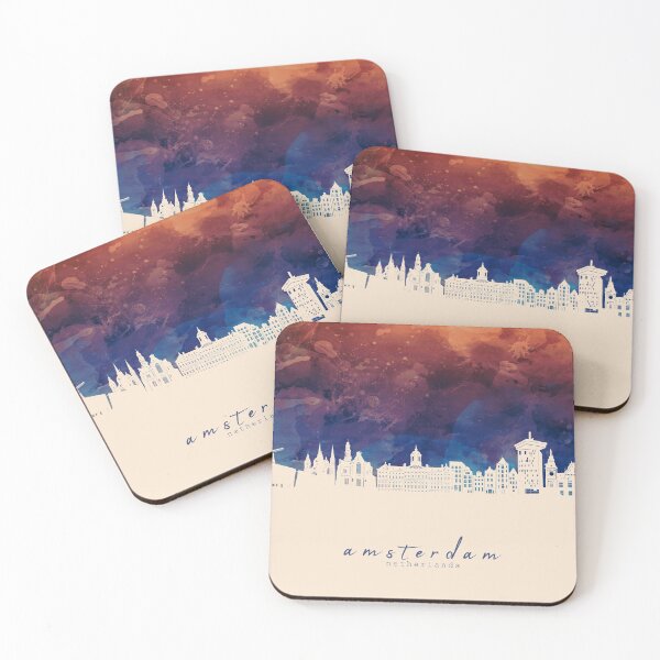 Item preview, amsterdam skyline designed and sold by BekimART2.
