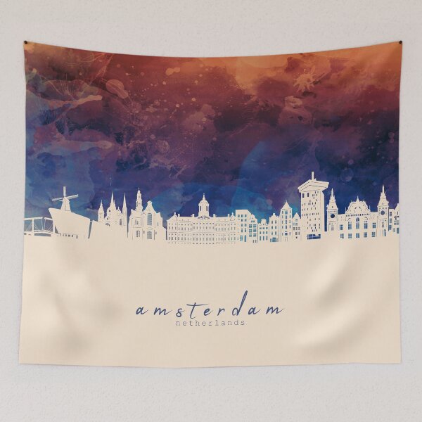 Item preview, amsterdam skyline designed and sold by BekimART2.