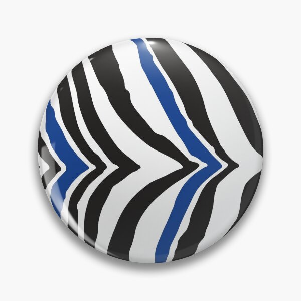 Item preview, Zebra Print: Cobalt Blue, Black and White designed and sold by XCEEDTRANSITION.