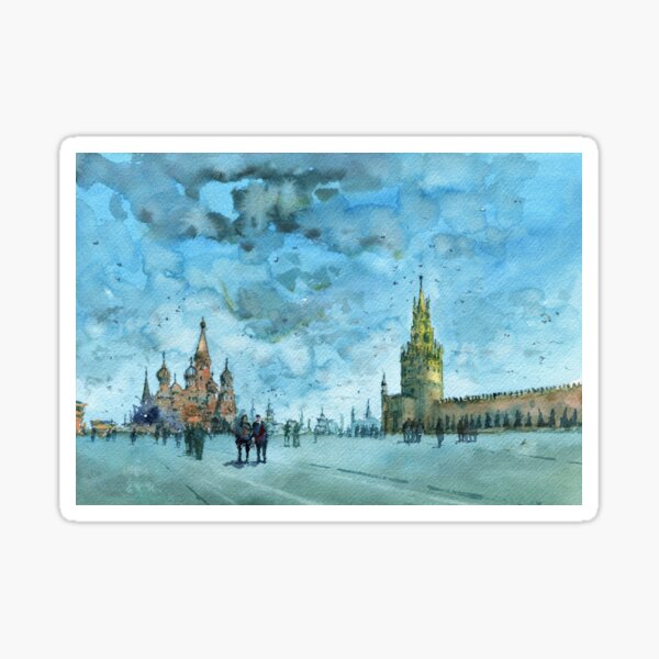 Moscow - Red Square Sticker