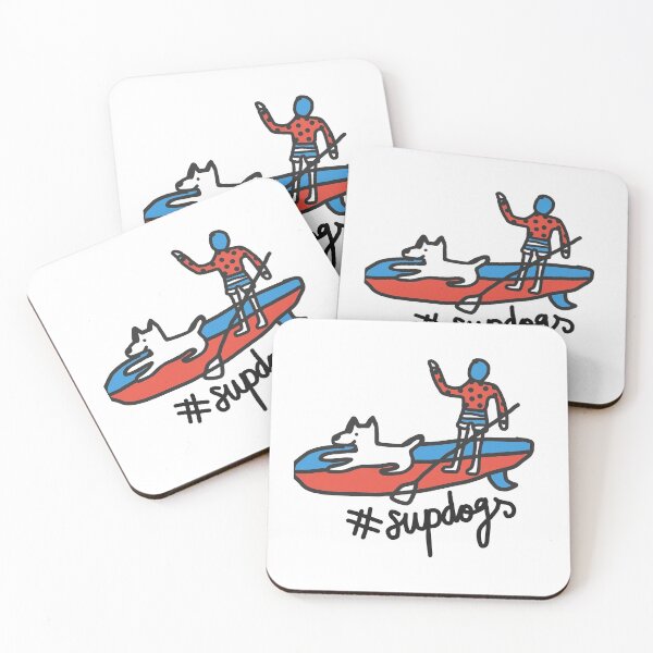 Item preview, Sup dogs hashtag paddle surfing paddle surf  designed and sold by Tropical Blood.