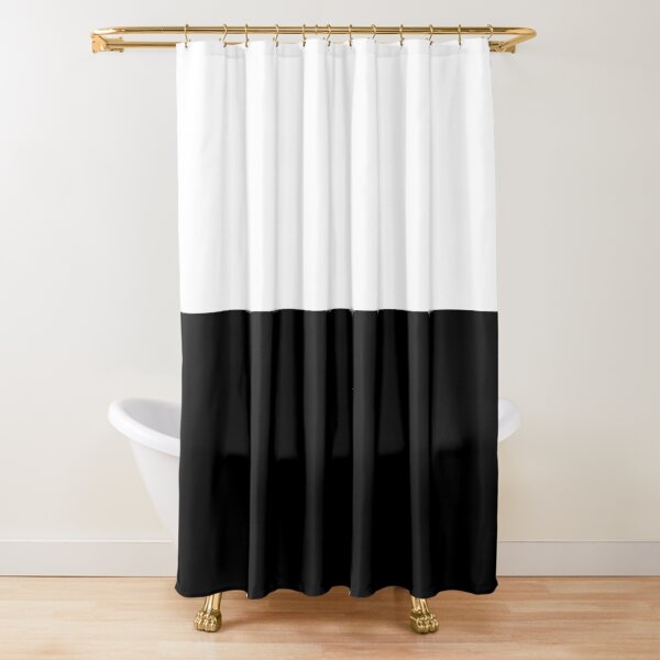 Aperçu de l'œuvre Moitié horizontale blanche et noire créée et vendue par JayArtShop.