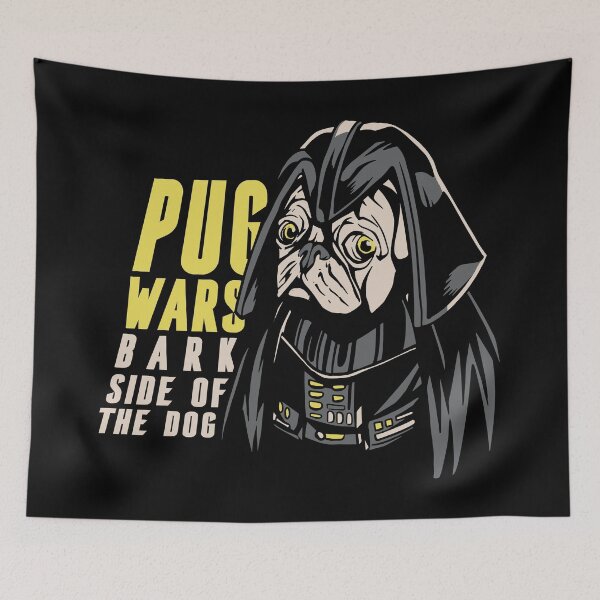 Item preview, Pug Vader Bark Vader designed and sold by lolotees.