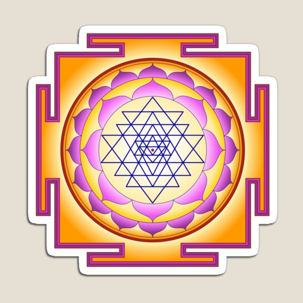 Item preview, Sri Yantra Goldern Sacred Geometry Design designed and sold by NomYen ..