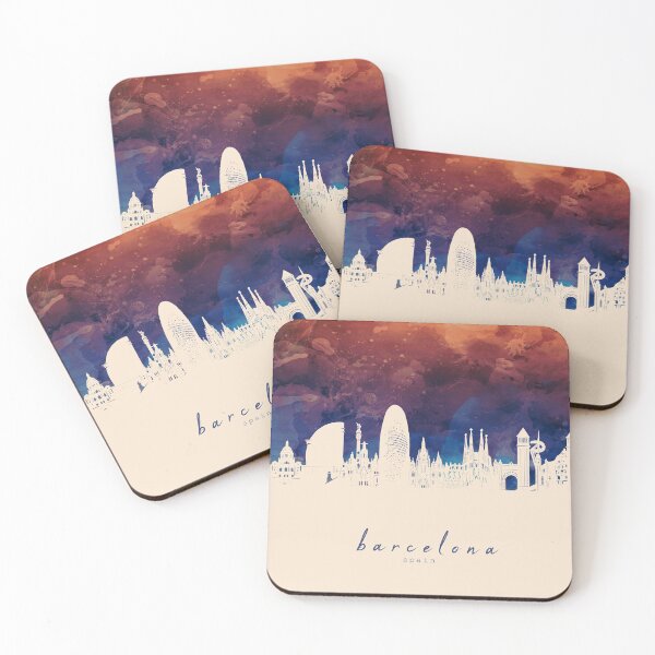 Item preview, barcelona skyline designed and sold by BekimART2.